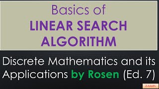 Linear Search Algorithm [upl. by Eluj]