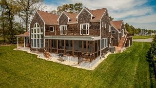 A Distinctive Waterfront Luxury Home In Delaware [upl. by Ellenar]