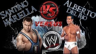 WWE 13 Santino Marella Vs Alberto Del Rio [upl. by Nnyllaf853]