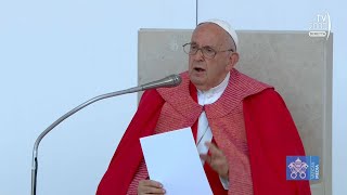 Papa Francesco a Verona  Messa allo stadio Bentegodi [upl. by Esiled]