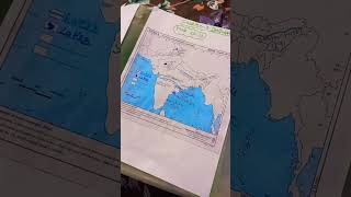 class 9th Map skills geography ch 1 2 and 3 fle map activity Tamanna2311 [upl. by Lodi]