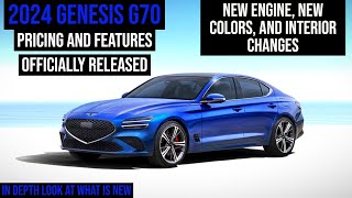 2024 Genesis G70  Big Changes Officially Announced Everything You Need to Know [upl. by Lipkin170]