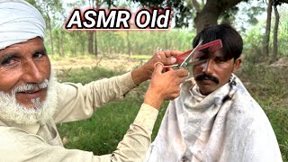 ASMR Fast Hair Cutting amp Shaving With Barber Old [upl. by Enileuqcaj]