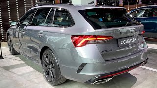 SKODA OCTAVIA RS 2023  FIRST LOOK amp visual REVIEW 20 TDI Combi [upl. by Margherita]