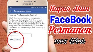 Cara Menutup Akun Facebook Secara Permanen Untuk Selamanya [upl. by Sorvats]