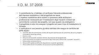 Bticino Webinar  Impianti residenziali il libretto di impianto e le verifiche fondamentali [upl. by Bever710]