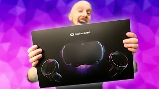 Oculus Quest Setup Unboxing amp Tips [upl. by Alidis]