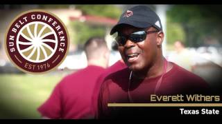 Sun Belt Football Media Teleconference  Texas State Head Coach Everett Withers [upl. by Coe]