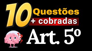 DIREITO CONSTITUCIONAL QUESTÕES COMENTADAS  Dos Direitos e Garantias Fundamentais [upl. by Petrine]