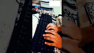 Typing Challenge 44 WPM IN MS WORD typing asmr shorts [upl. by Esydnac170]