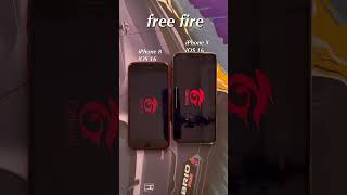 iPhone 8 vs iPhone x open free fire [upl. by Kryska]