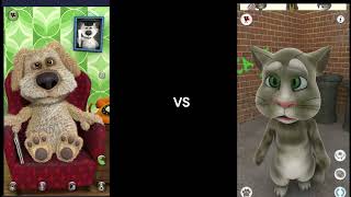 Talking tom cat old v Talking ben old [upl. by Aineles]