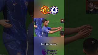 Missed penalty  Manchester United V Chelsea FC25 shorts premierleague [upl. by Annorah]