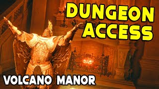 How To Access Volcano Manor Dungeon  Elden Ring [upl. by Abel]