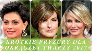 Krótkie fryzury dla okrągłej twarzy 2017 [upl. by Bettye]