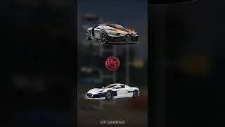 Bugatti Chiron Super Sport vs Rimac Nevera battle Which car will win 😎 [upl. by Ennaid]