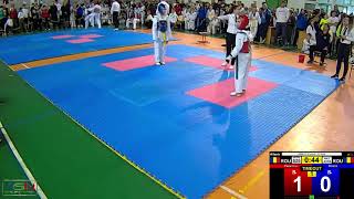 Rosca Mihai ACS Marina vs Pacuraru Cosmin CS Scorpion  Taekwondo Championship [upl. by Grubman]