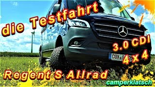 🔥 La Strada Regent S 4x4 💥der neue Mercedes Sprinter Allrad 4x4 Kastenwagen Wohnmobil 🔥 Test [upl. by Ahseeyt198]