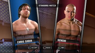 TNA iMPACT  Chris Sabin vs Senshi [upl. by Rivalee]