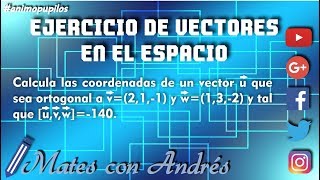 Vectores en el Espacio Tridimensional ejercicios resueltos 02 [upl. by Amahcen196]