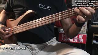 ROUNDABOUT Yes Bass Guitar 1971 Cover  LESSON LINK BELOW ericblackmonmusicbass9175 [upl. by Keeley]