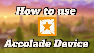 2024 How to use the Accolade Device in Fortnite Creative 10 Tutorial [upl. by Orteip]