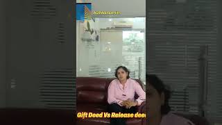 GIFT DEED VS RELEASE DEED know the difference navimumbai realestate realestateagent [upl. by Fortunia]