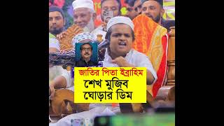 জাতির পিতা ইব্রাহিম শেখ মুজিব ঘোড়ার ডিম  রফিকুল ইসলাম মাদানী  rafiqul islam madani waz shorts [upl. by Lananna]