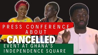 Press Conference on the PanAfrican Convention That Was Cancelled in Ghana [upl. by Koal]