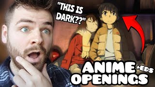 REACTING TO Erased x Wotakoi Love Is Hard for Otaku Openings amp Endings  ANIME REACTION [upl. by Kristie]