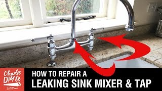 How to Repair A Kitchen Sink Mixer amp Dripping Tap [upl. by Anelac]