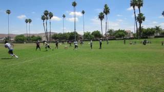 Lake Elsinore Thunder  7 on 7 Tournament  2017  PeeWee [upl. by Attenweiler923]