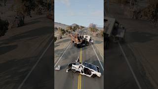 Realistic Highway Car Crashes 83  beamngdrive [upl. by Ayrotal]