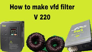 HOW to make vfd filter Nafees Electronics [upl. by Minoru886]