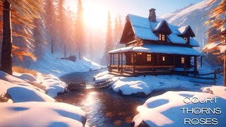 The Cabin in the Illyrian Mountains  ACOTAR Ambience [upl. by Adliw]