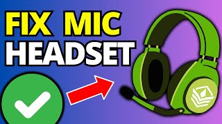 How To Fix Headset Mic Not Working on Windows 1011 [upl. by Cordelia]