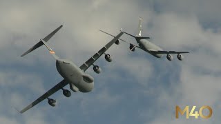 C17 Globemaster amp KC135 Stratotanker Joint Demo EAA AirVenture Oshkosh 2023 [upl. by Hett]