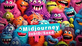 Where to Find Job ID and Seed Number in Midjourney [upl. by Sotsirhc802]