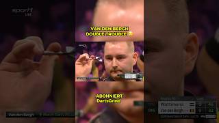 Van den Bergh Double Trouble 😢 shorts darts subscribe [upl. by Assylla]