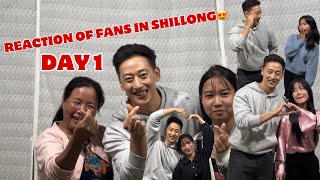 Reactions of fans from Shillong while taking a walk in Laitumkhrah street Day 1 in Shillong [upl. by Routh]