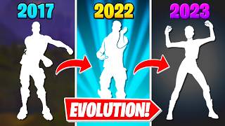 Fortnite Dances Evolution  2017  2023 [upl. by Pelagi]