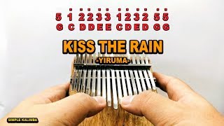 Yiruma  Kiss The Rain  Kalimba Easy Practice [upl. by Ummersen446]