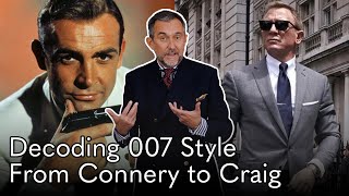 Iconic James Bond Outfits A Stylist’s Breakdown [upl. by Melia]