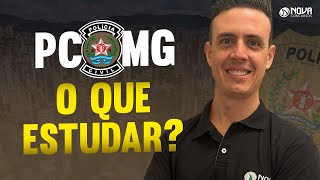 Concurso PC MG o que estudar para o próximo edital [upl. by Nocam701]