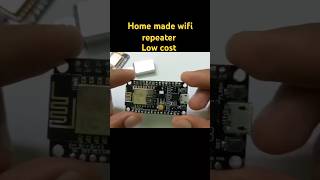 Home made wifi repeater low cost and easy to learn wifirepeater wifiextender esp8266 sorts [upl. by Deland]