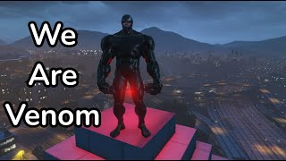 Playing As Venom GTA 5 Mods [upl. by Khalin]