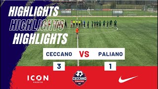 Ceccano Calcio 1920  Città di Paliano 31 Highlights [upl. by Ettelocin443]