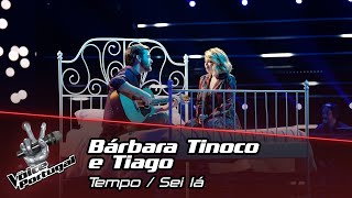 Bárbara Tinoco e Tiago Nacarato  quotTempoSei Láquot  The Voice Portugal [upl. by Hayyim178]