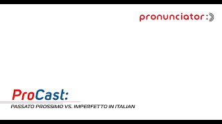 Passato Prossimo vs Imperfetto in Italian [upl. by Kappel25]