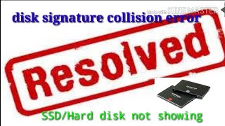 Resolved Hard drive not showing error after cloning to ssd [upl. by Micco]